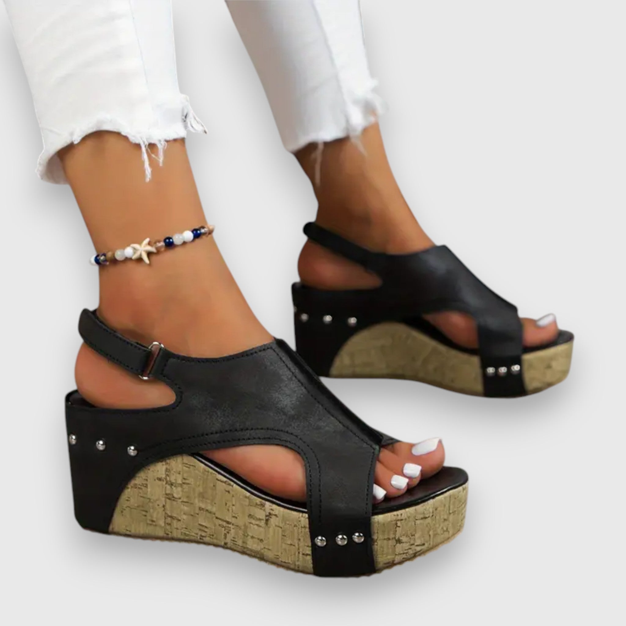 Mia – Vintage platformová sandál