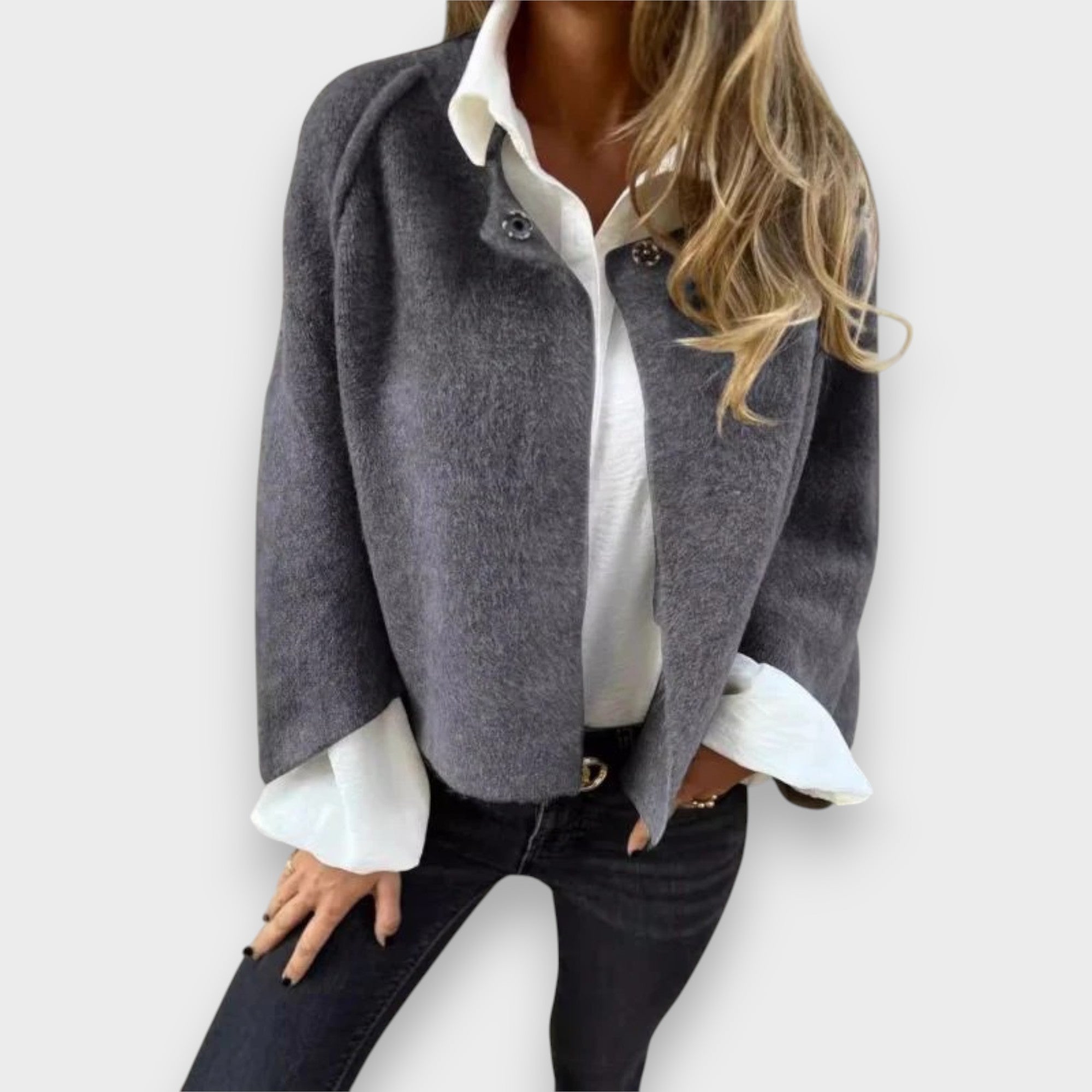 Annie | Krátká bunda s elegantními rozšířenými rukávy