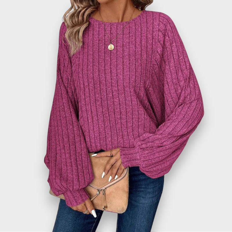 Nala | Uvolněná elegance blůza s dlouhým rukávem